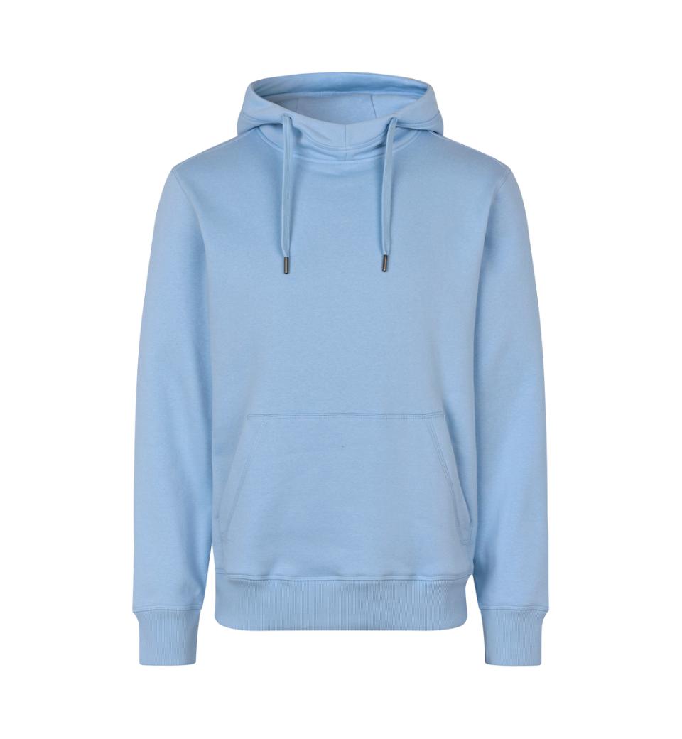 Id Sweatshirt Med Hætte 0636 Lys Blå
