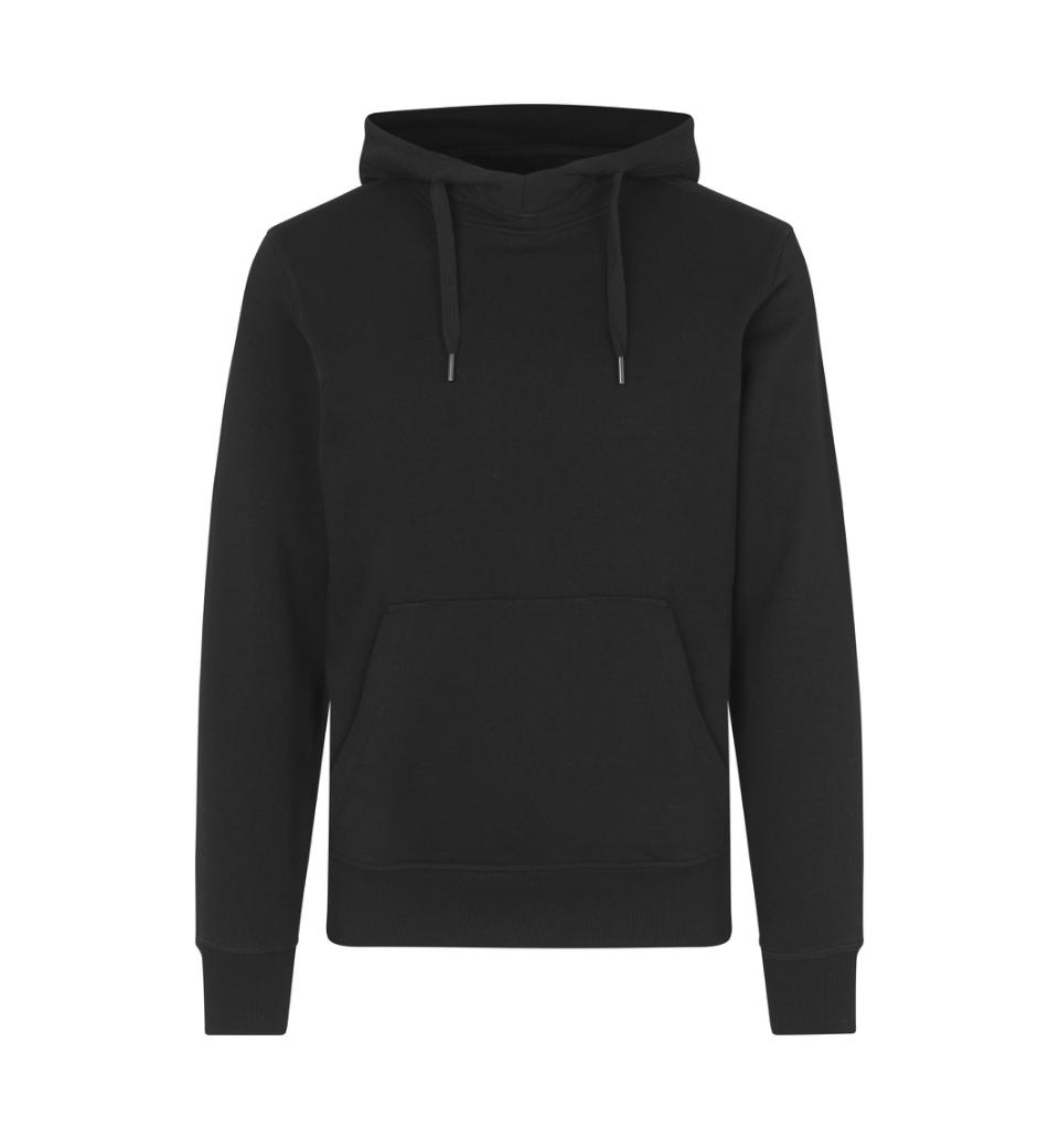 Id Sweatshirt Med Hætte 0636 Sort