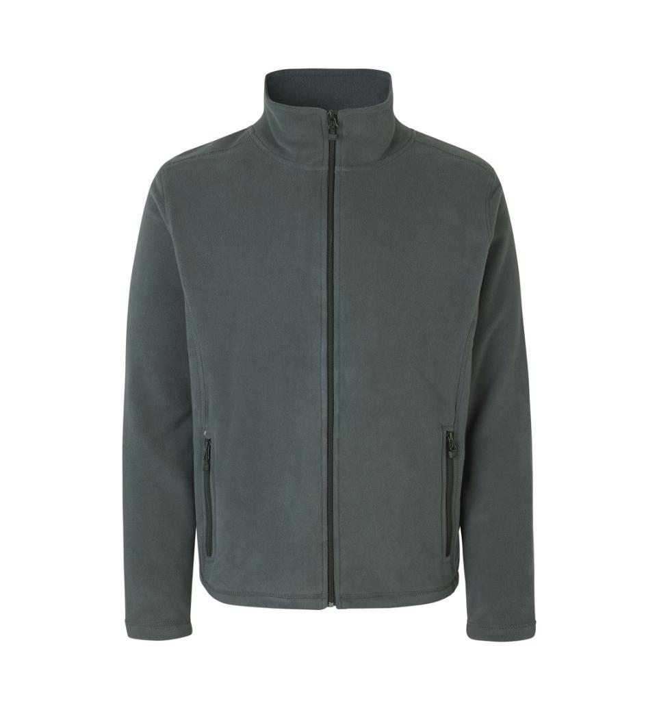 Id Fleece Jakke 0803 Grå-x-small