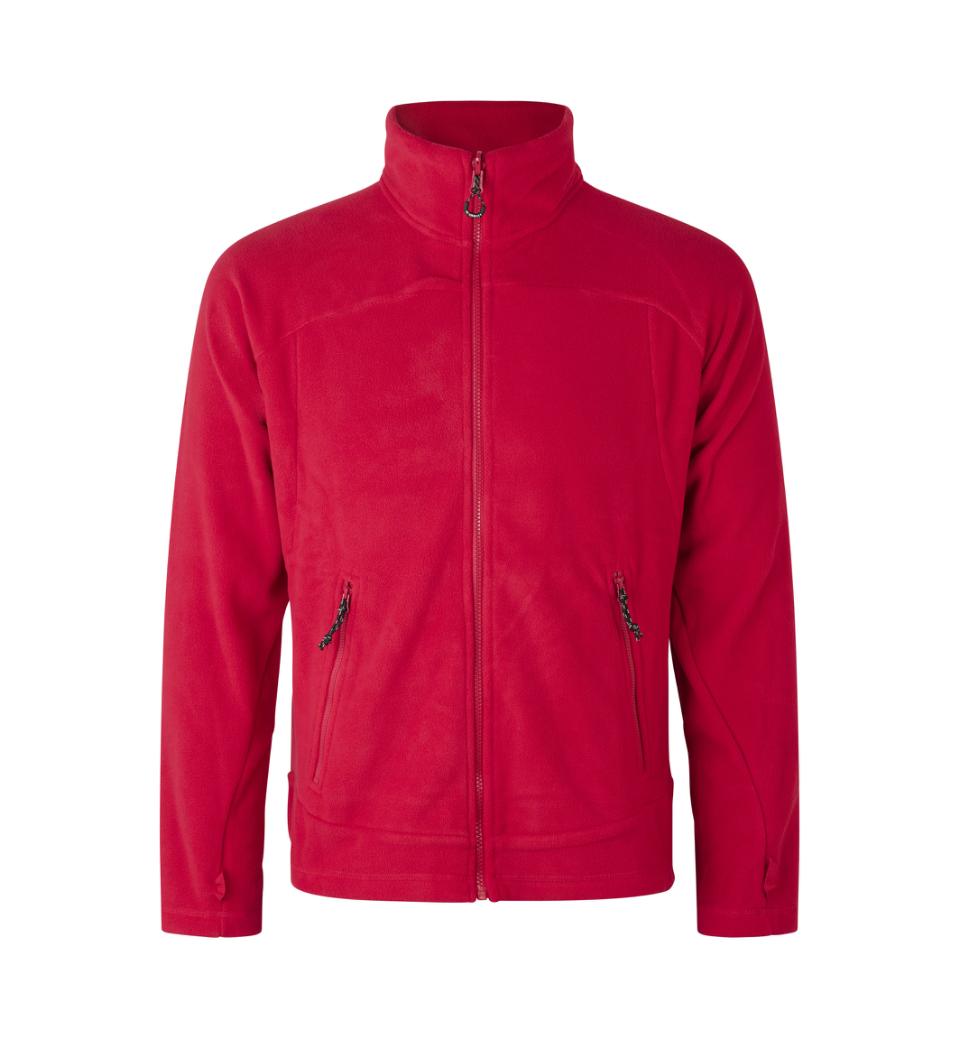 Id Fleece Jakke 0806 Rød-x-small