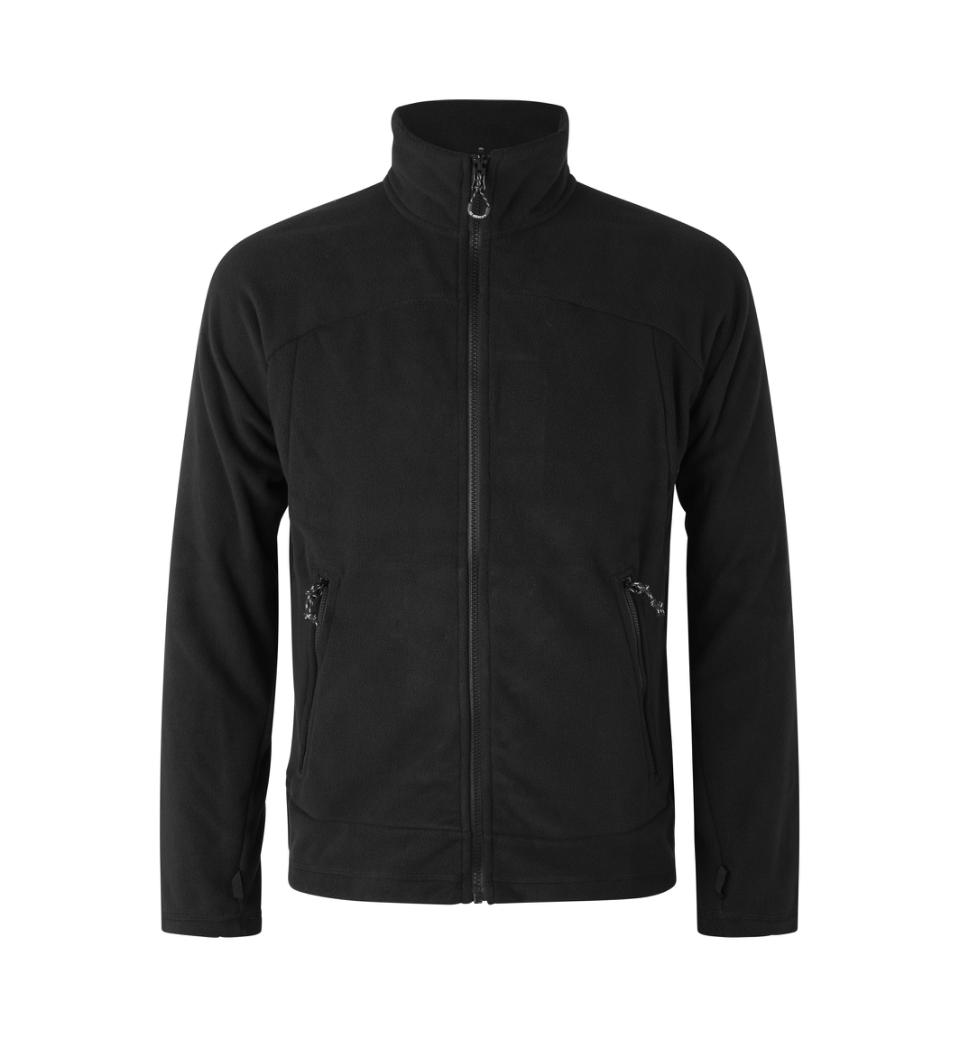 Id Fleece Jakke 0806 Sort-x-small