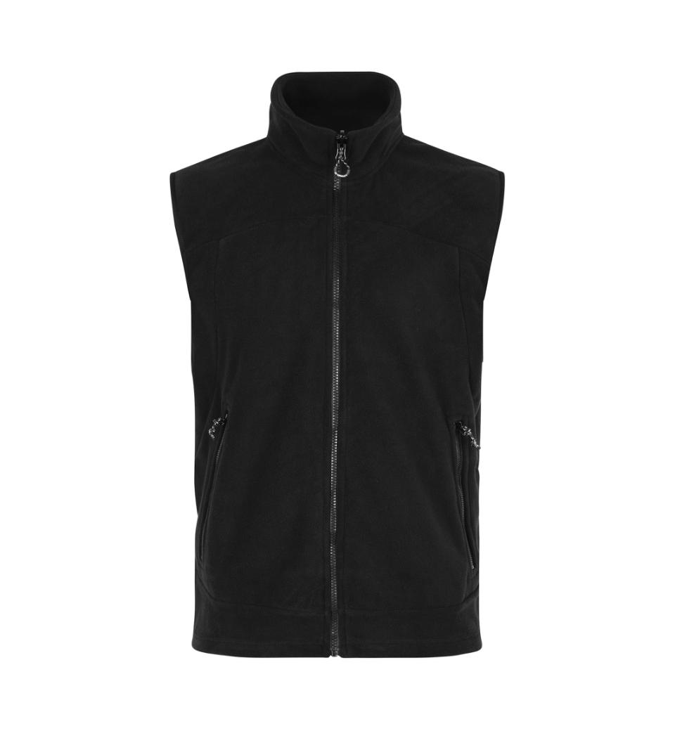 Id Fleece Vest 0811 Sort-x-small