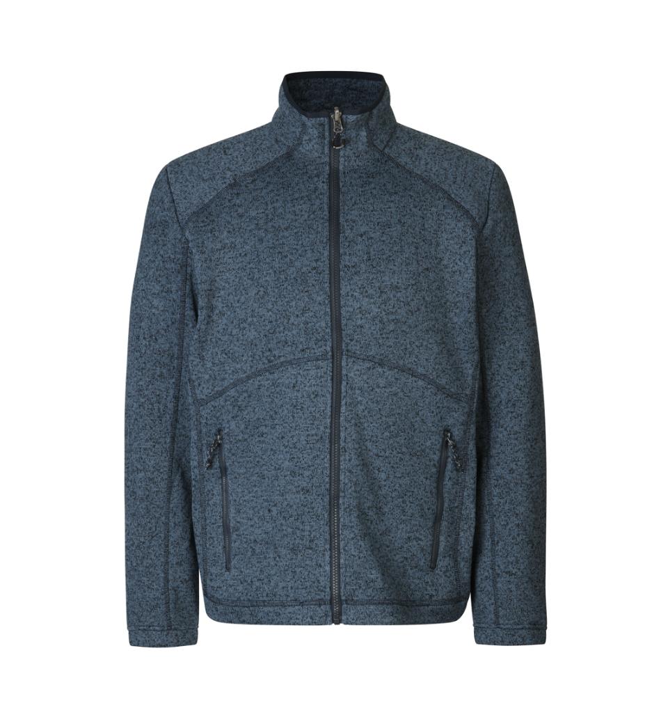 Id Fleece Jakke 0847 Navy Melange-small