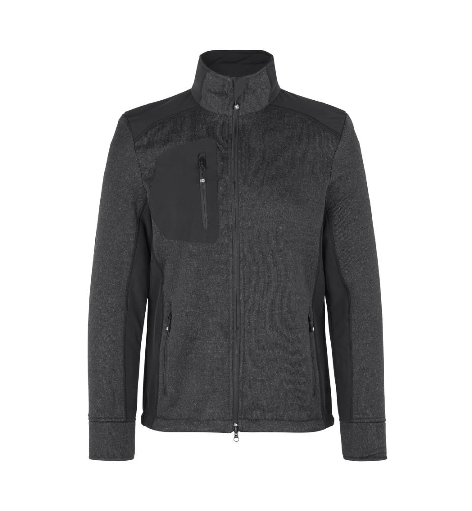 Id Fleece Jakke 0850 Grafit Melange-small
