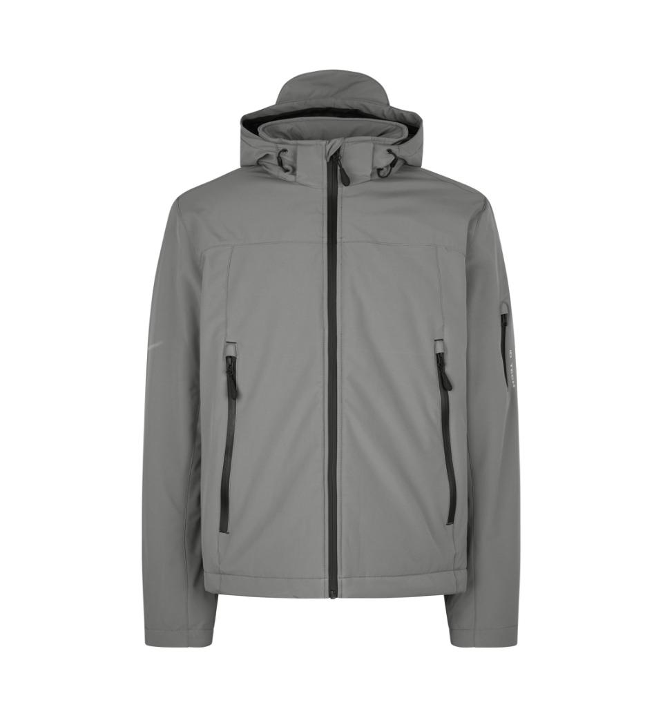 Id Vinter Softshell Jakke 0898 Grå