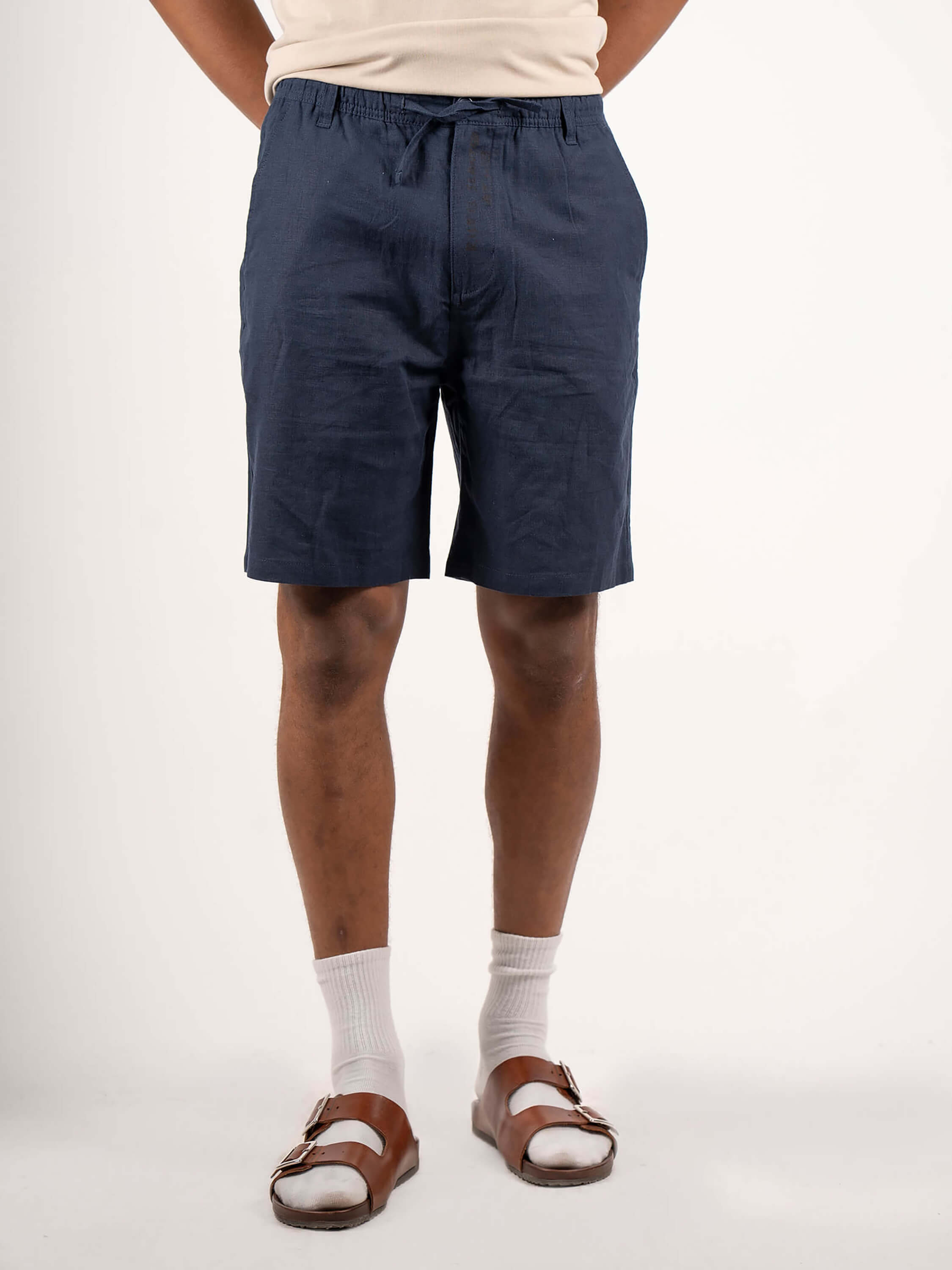 Marcus Hør Shorts 1030186-night Walker-3x-large
