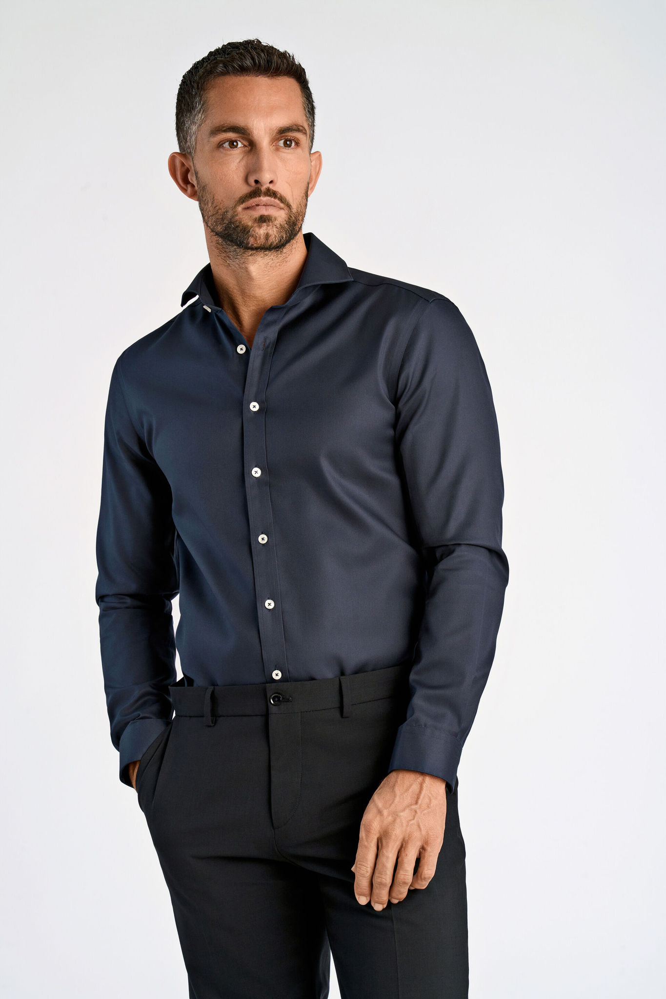 Lindbergh Teknisk Skjorte 30-242130s-navy-small
