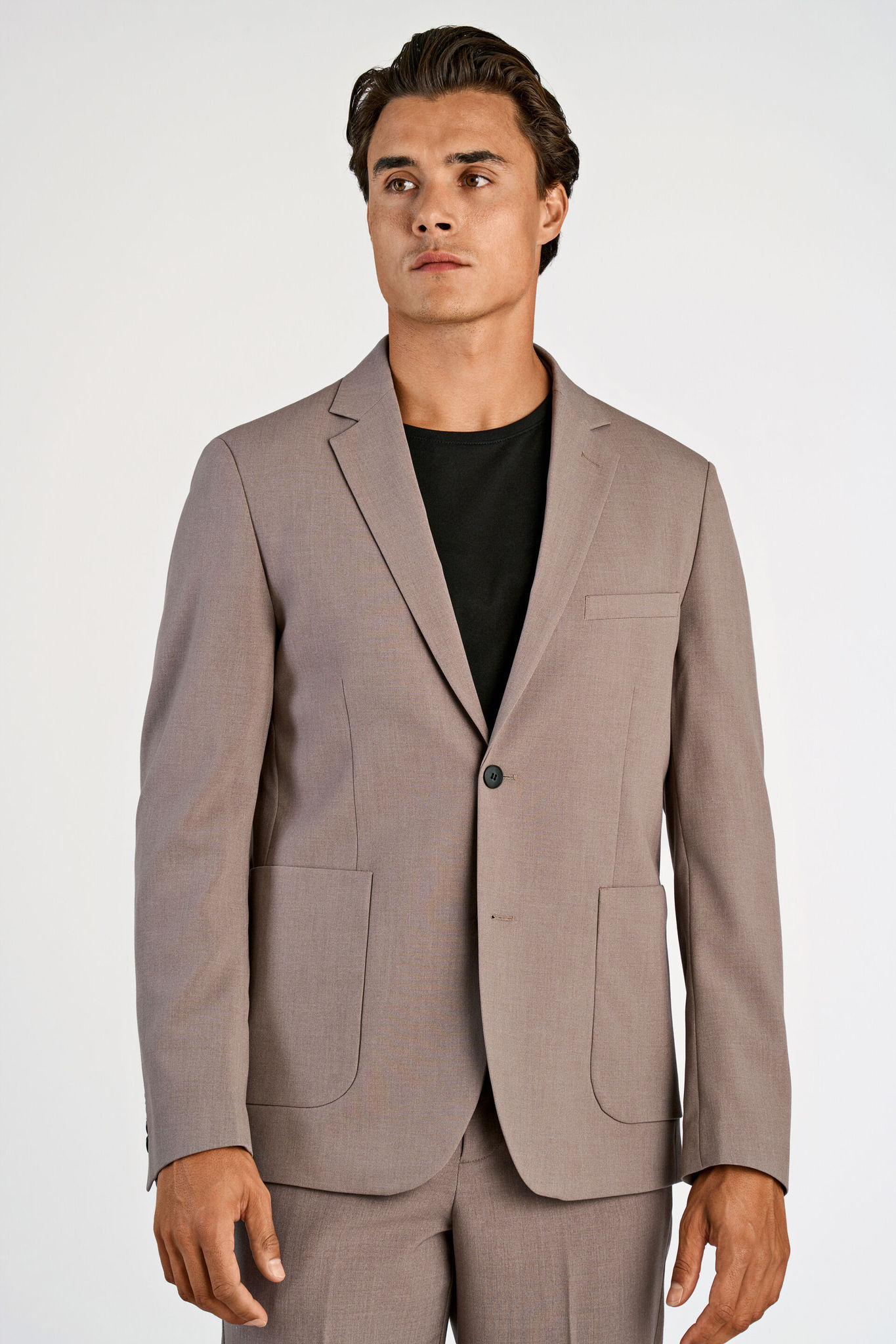 Lindbergh Blazer 30-300111-deep Sand Melange-x-small