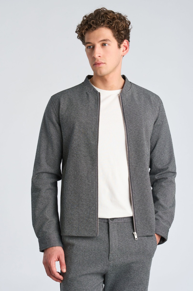 Lindbergh Superflex Overshirt 30-306035-grey Mix