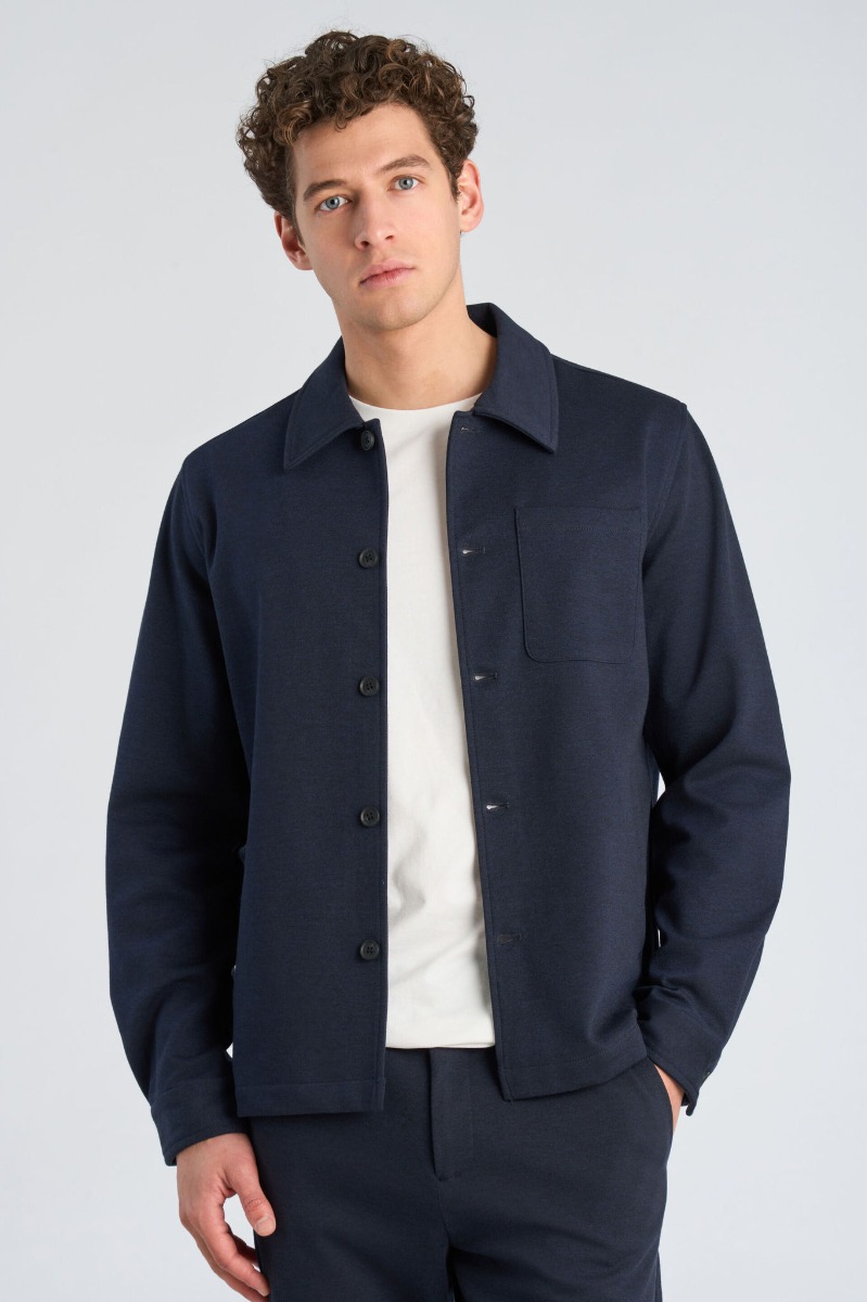 Lindbergh Superflex Overshirt 30-306036-navy Mix