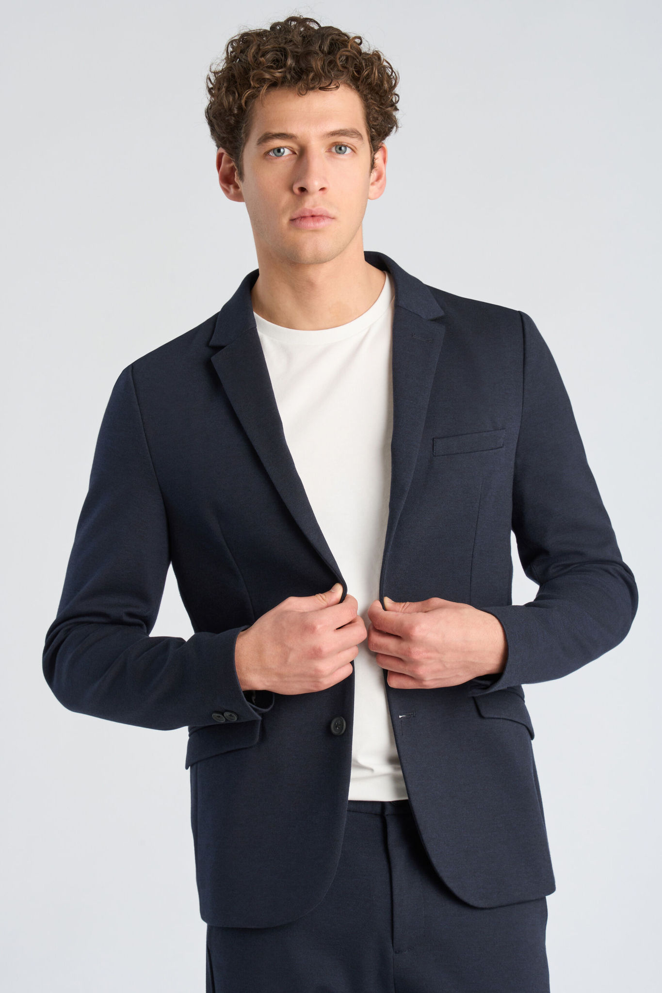 Lindbergh Superflex Blazer 30-32035-navy Mix-large