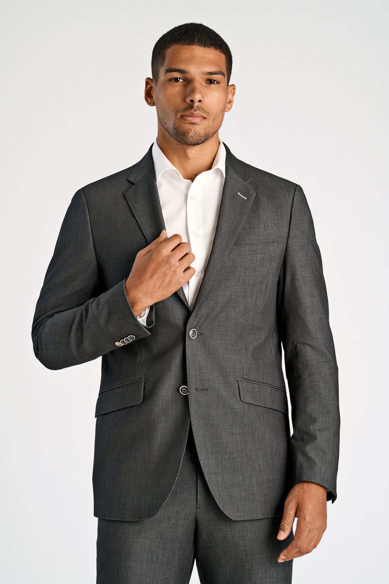 Lindbergh Superflex Blazer 30-346005-cx-grey M-29 Kort