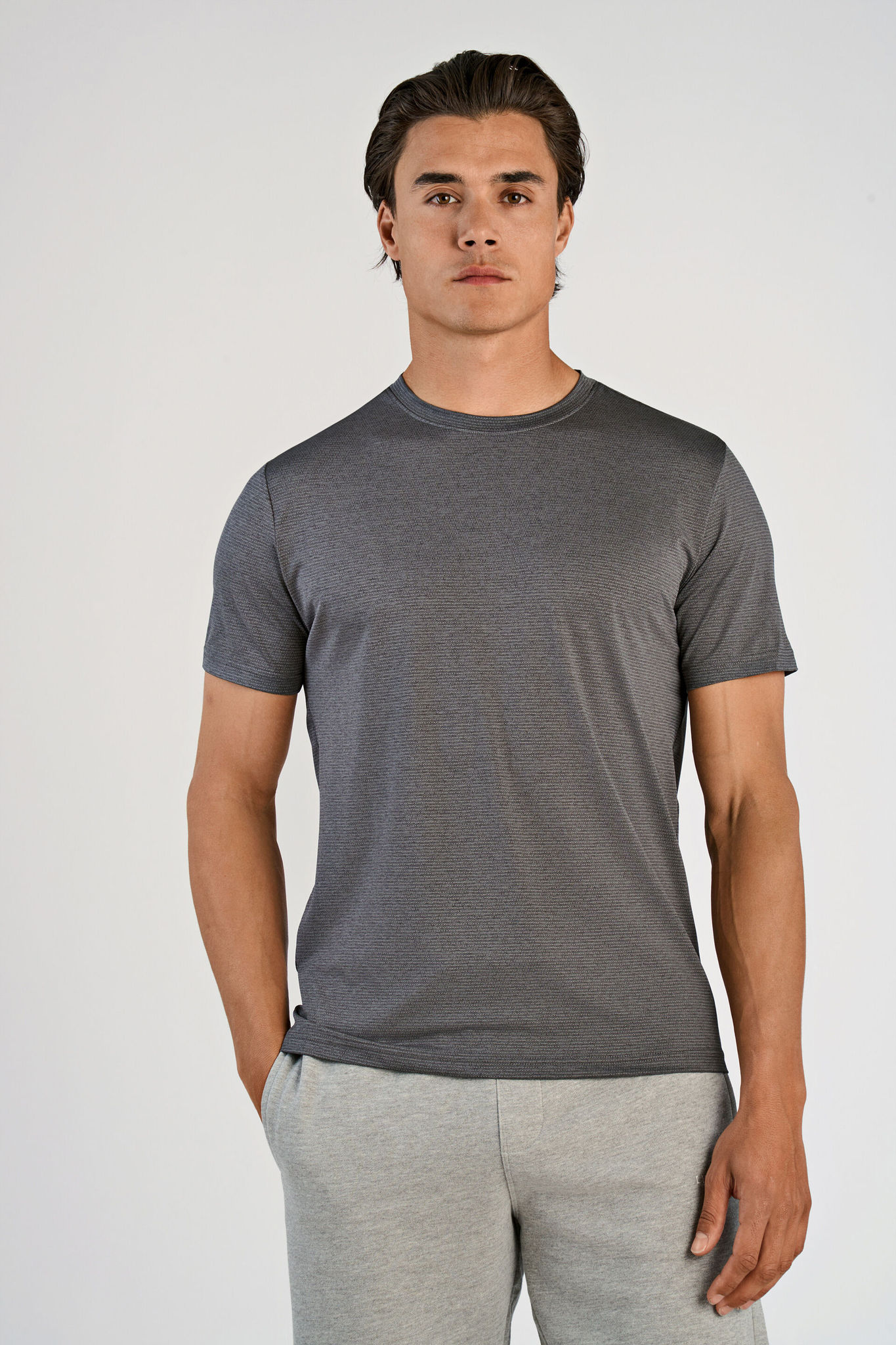 Lindbergh Fast Dry T-shirt 30-400144a-grey Blend-small