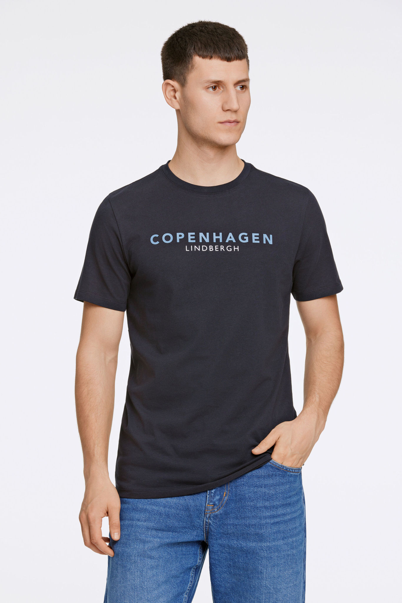 Lindbergh T-shirt 30-400200-black-small