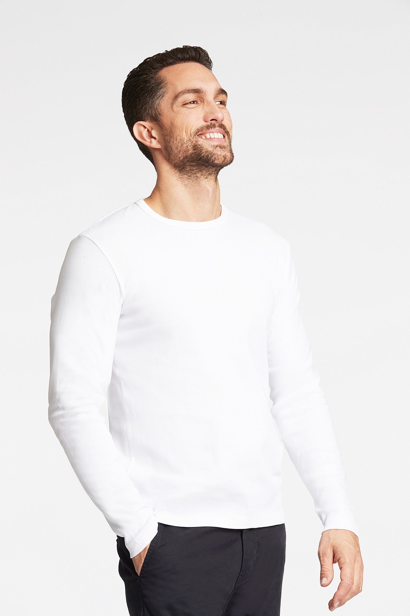 Lindbergh L/s T-shirt 30-4301-white-medium