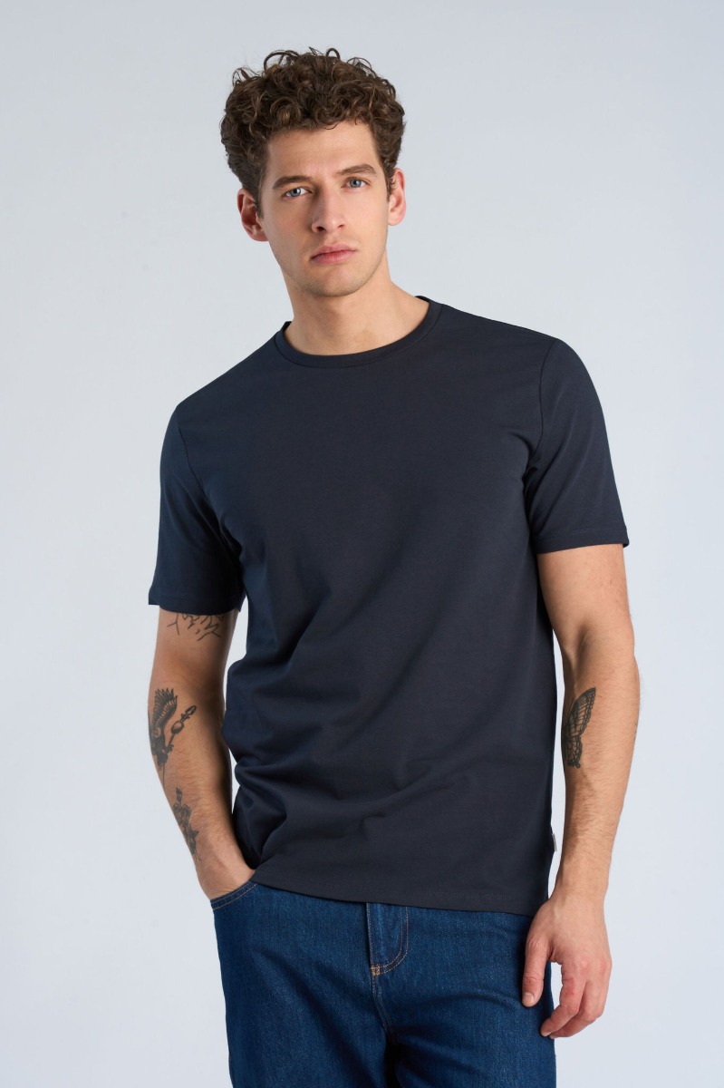 Lindbergh T-shirt 30-48003e-navy