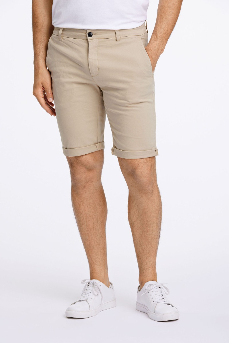 Lindbergh Superflex Chino Shorts 30-505044-sand