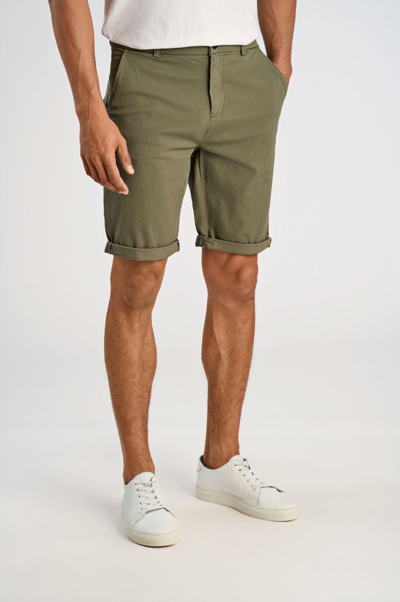 Lindbergh Superflex Chino Shorts 30-505044r-dk Army