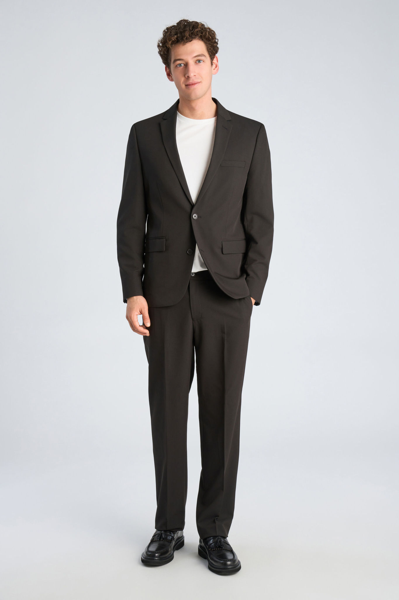 Lindbergh Fine Twill Stretch Habit 30-606900r-black-54 Normal