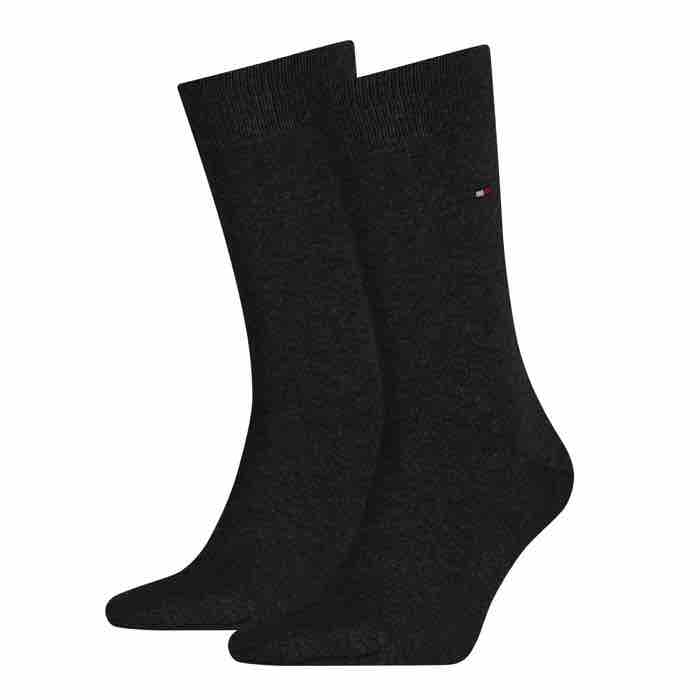 Tommy Hilfiger 2-pak Strømper Antrazit_47-49