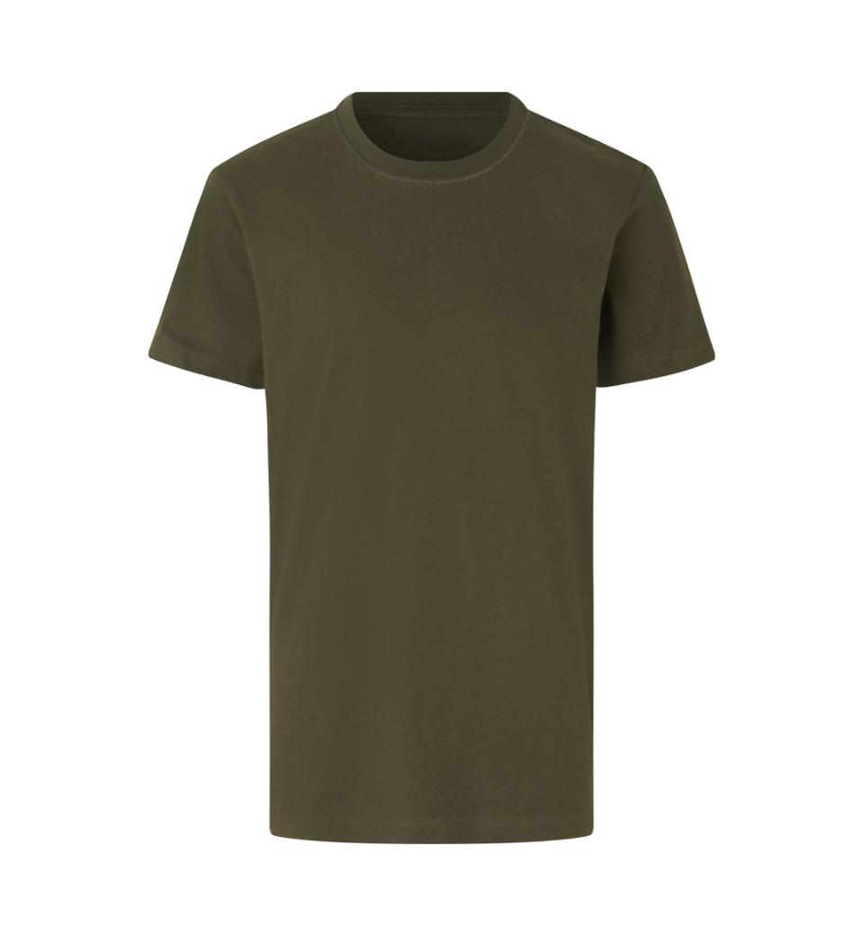 Id Kids Økologisk Bomuld T-shirts Oliven