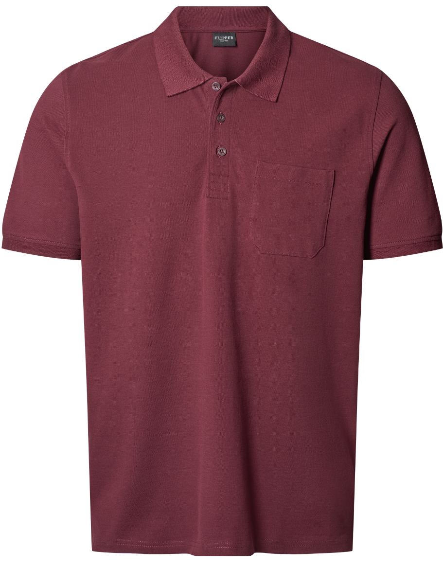 Clipper Marseille Polo Pique 51936 Red-large