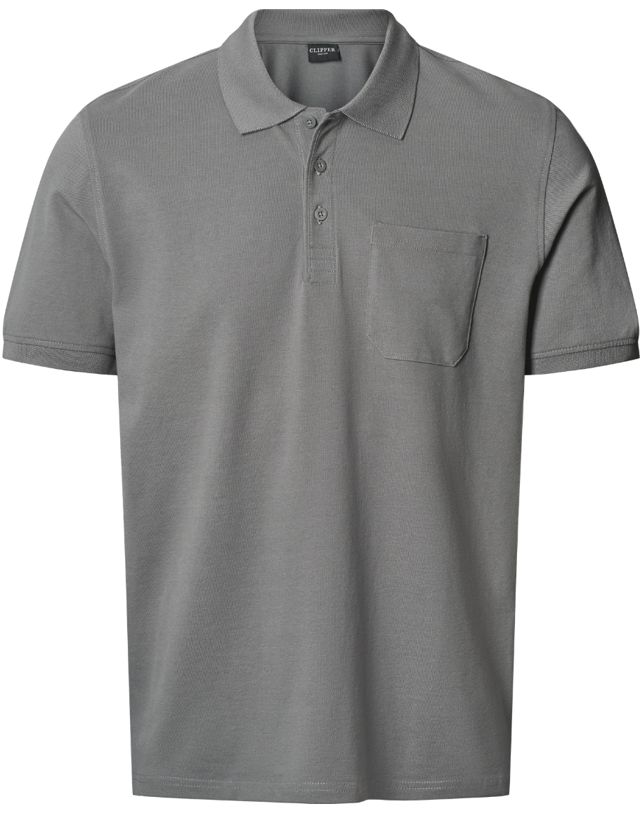 Clipper Marseille Polo Pique 51936 Quiet Shade-x-large