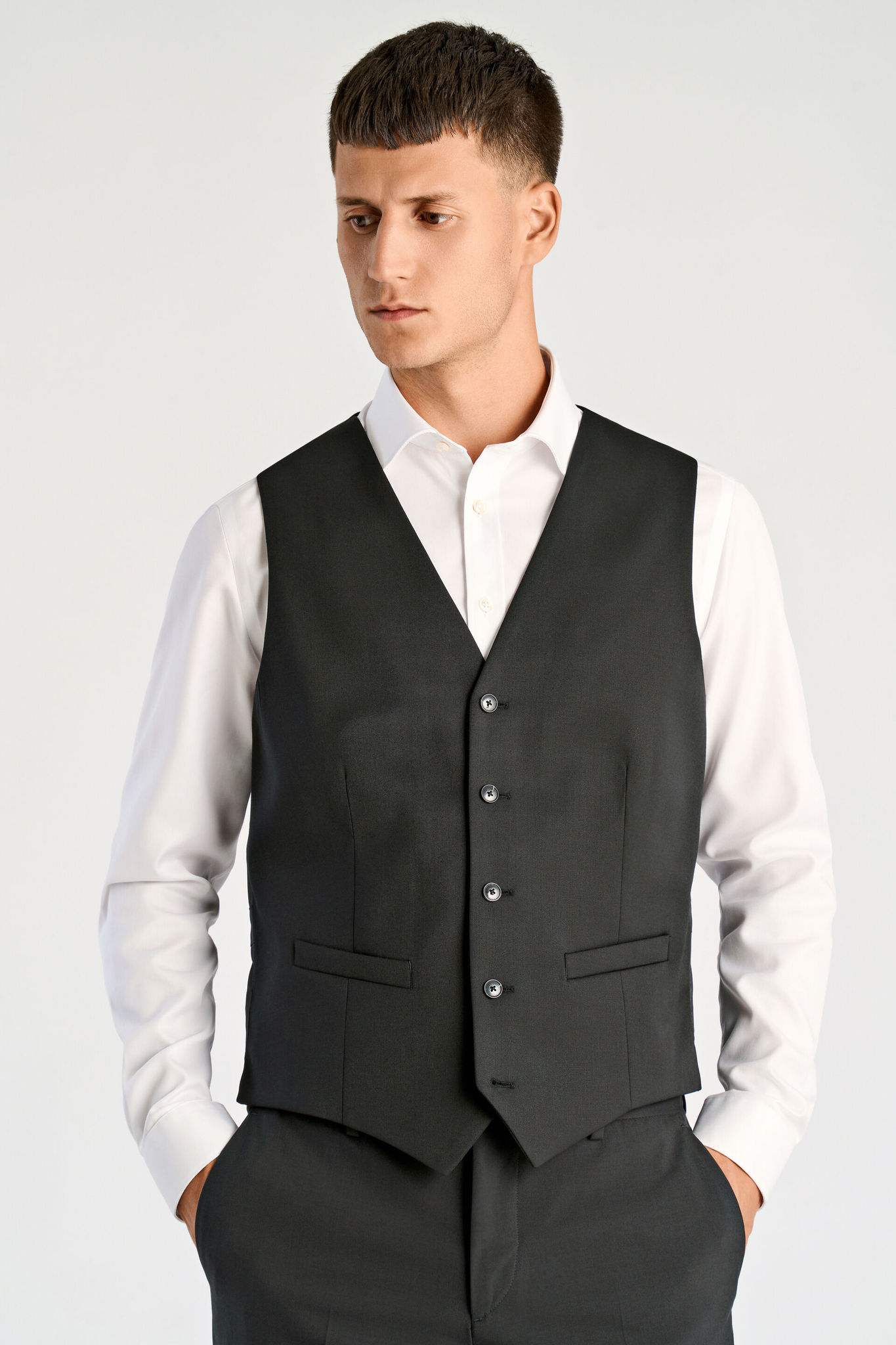 Junk De Luxe Vest 60-39519-black-58 Normal