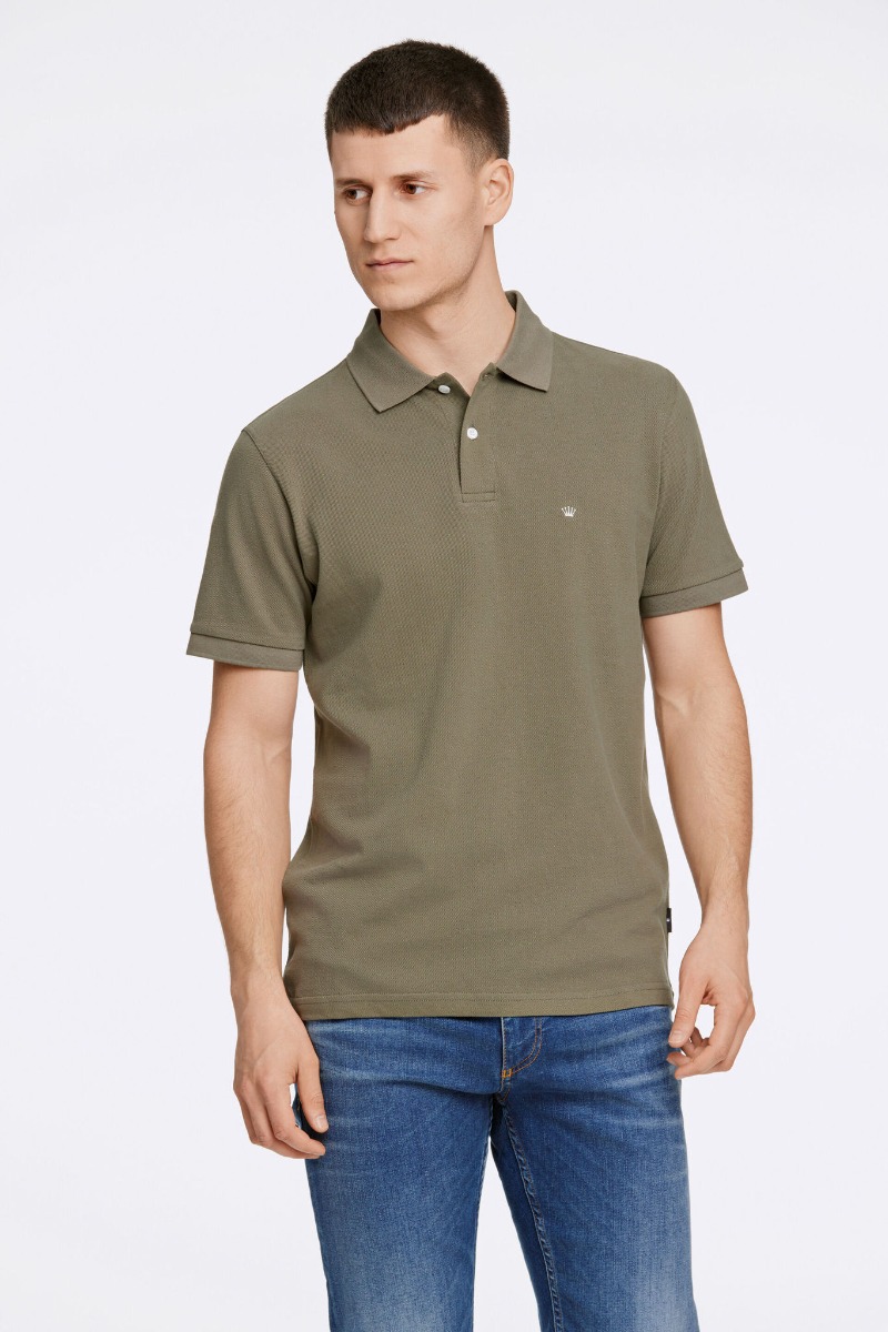 Junk De Luxe Polo 60-452045-dusty Army