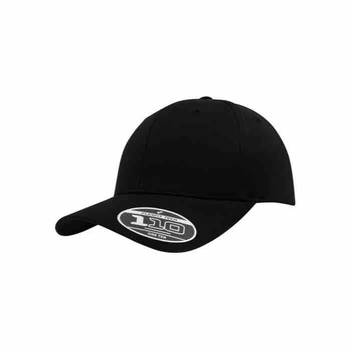 Flexfit Cap One Ten Strap  Black