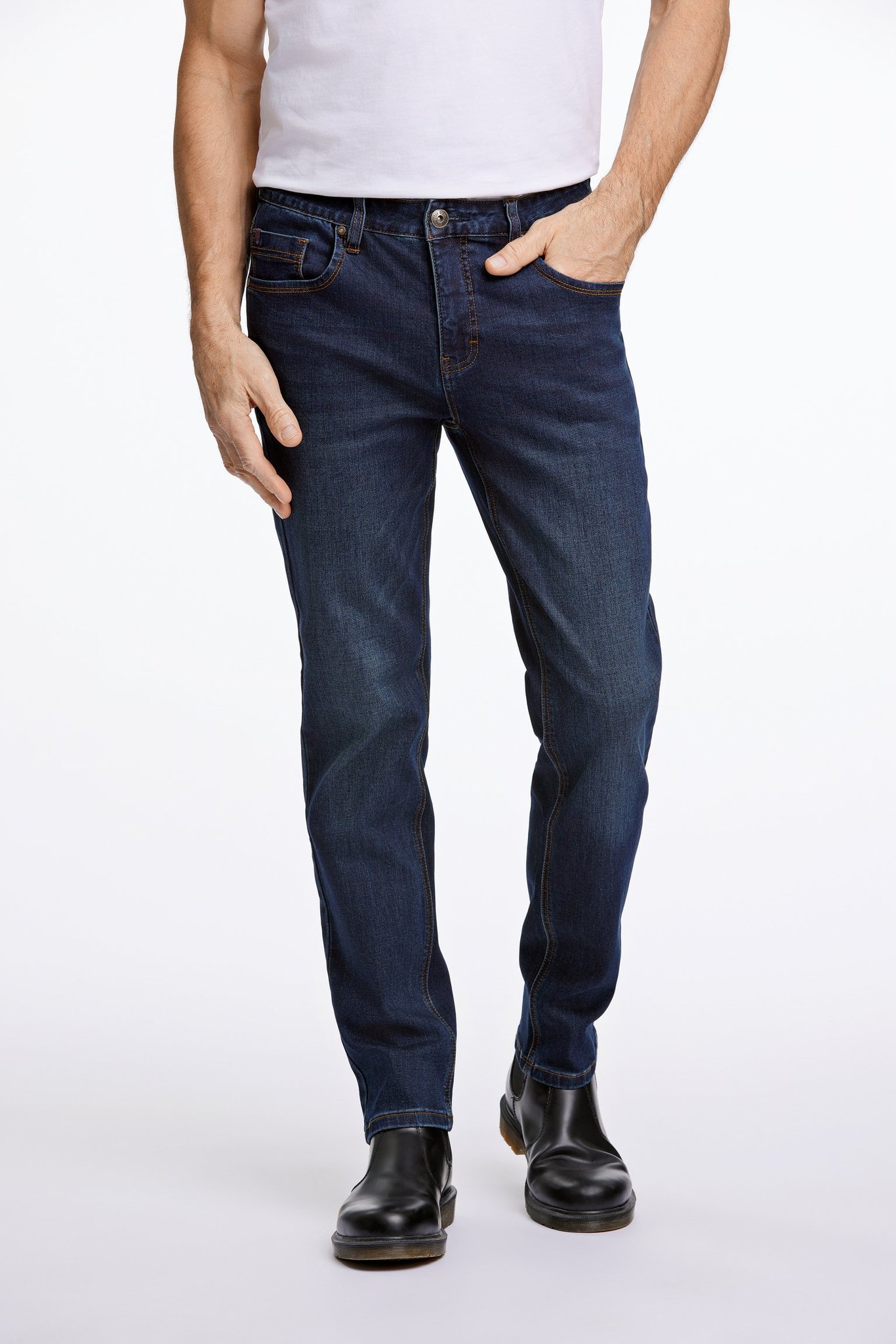Bison Superflex Jeans 80-030000dd-dark Denim-36w/30l