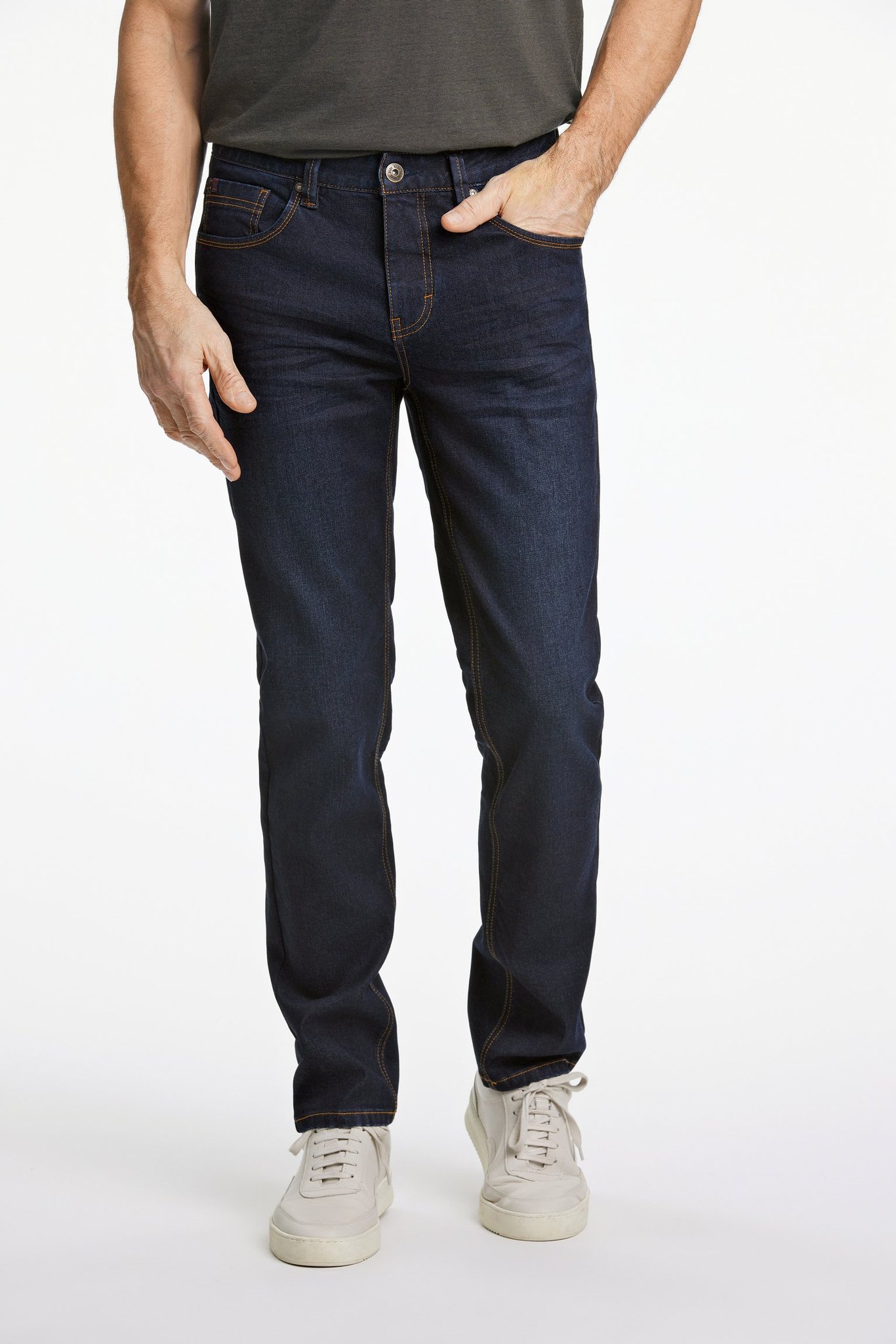 Bison Superflex Jeans 80-030000rnw-raw Navy Wash-32w/32l