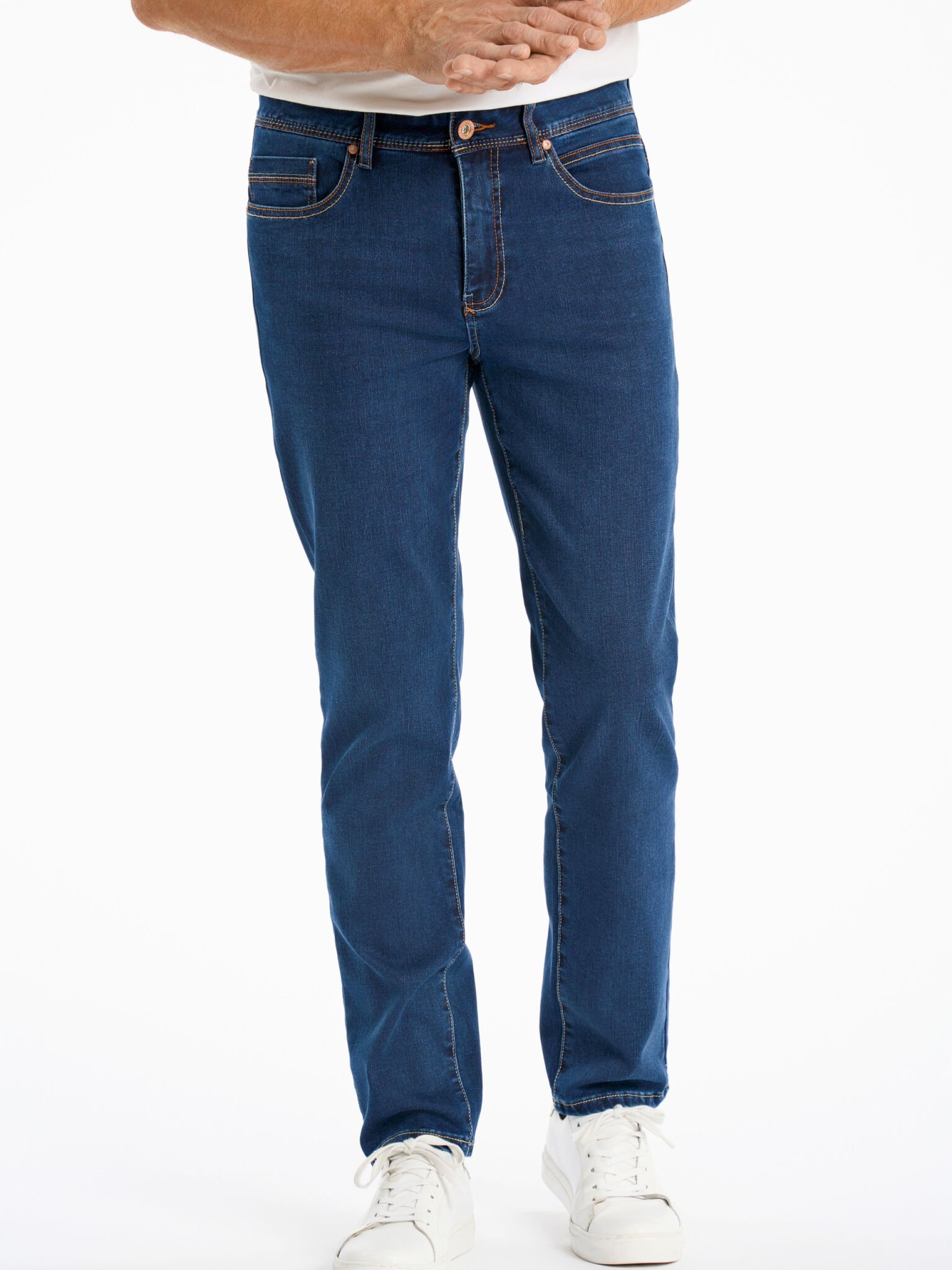 Bison Superflex Jeans 80-030002rb-rain Blue-31w/34l