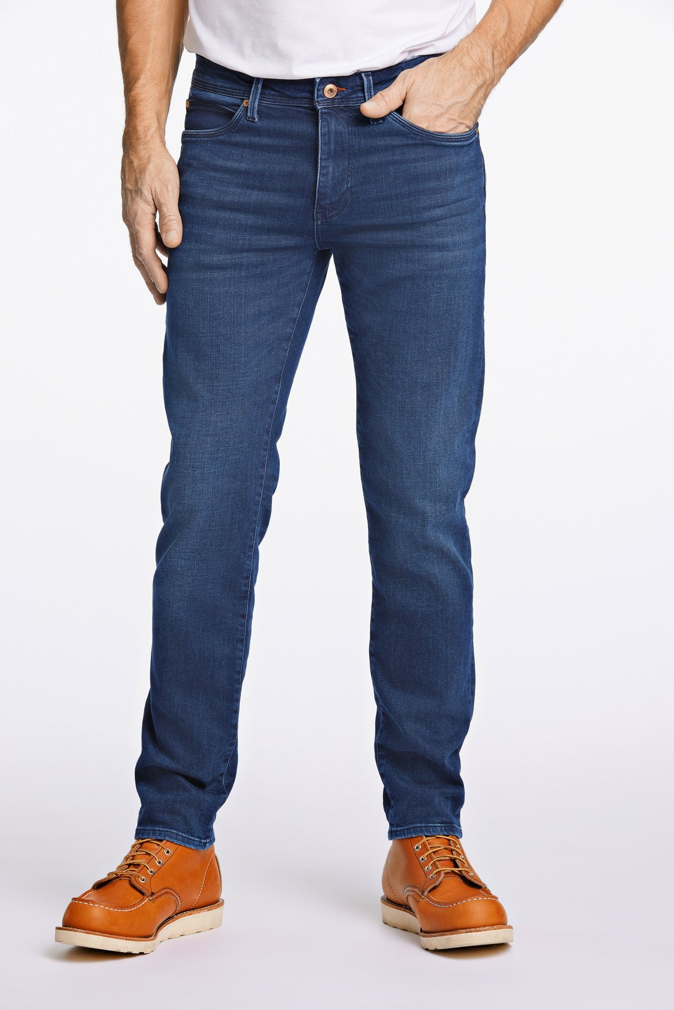Bison Superflex Jeans 80-034000ib-indigo Blue-42w/30l