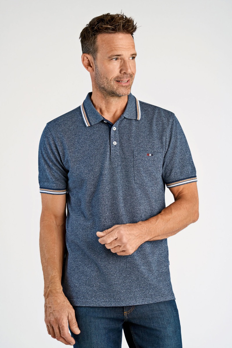 Bison Signature Polo Pique 80-431004-blue625