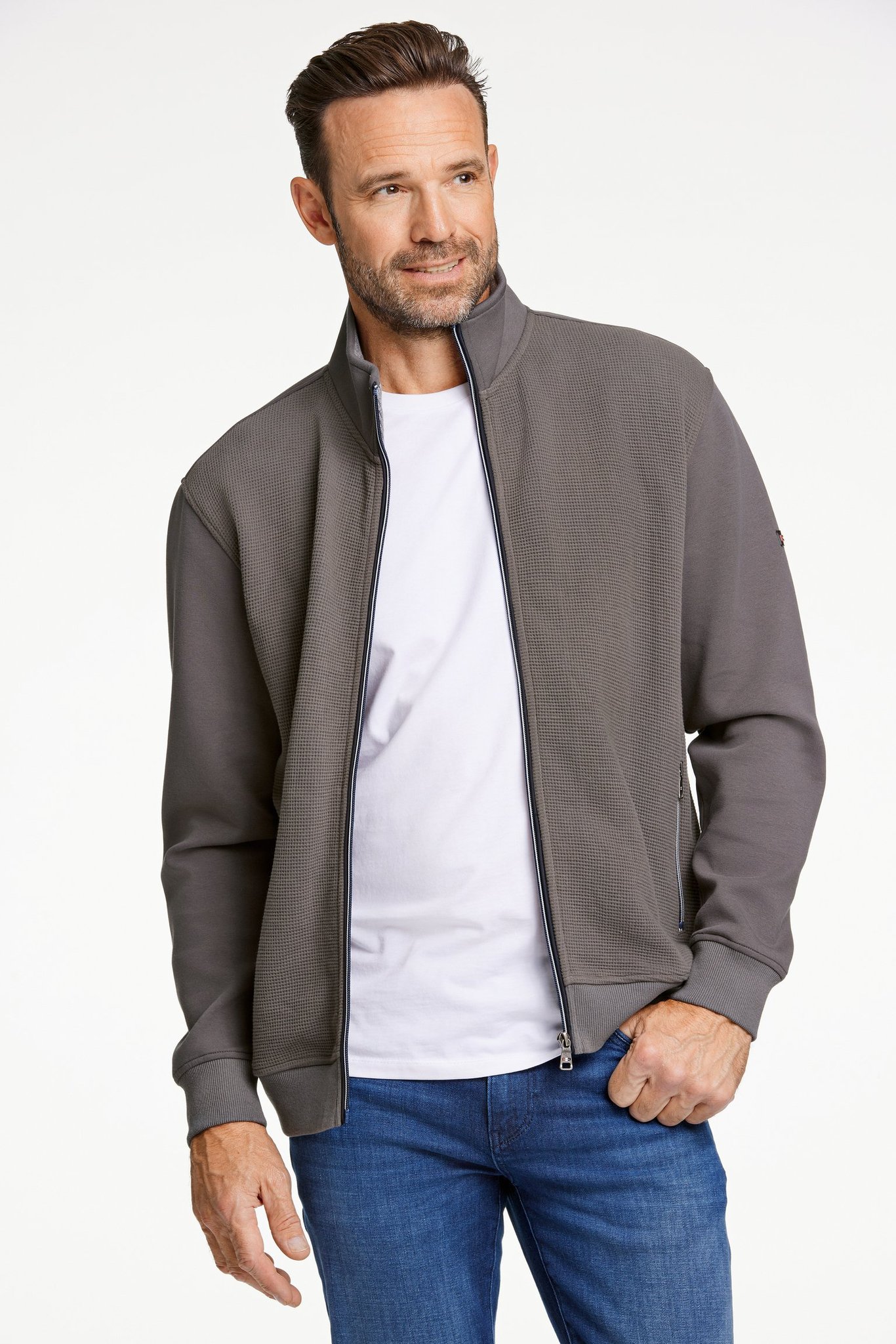 Bison Superflex Cardigan 80-702018-army-x-large
