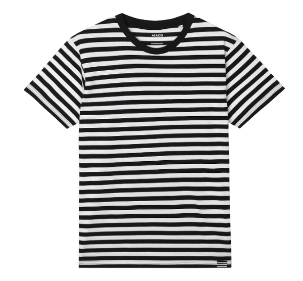 Mads Nørgaard T-shirt Midi Vanilla White / Black
