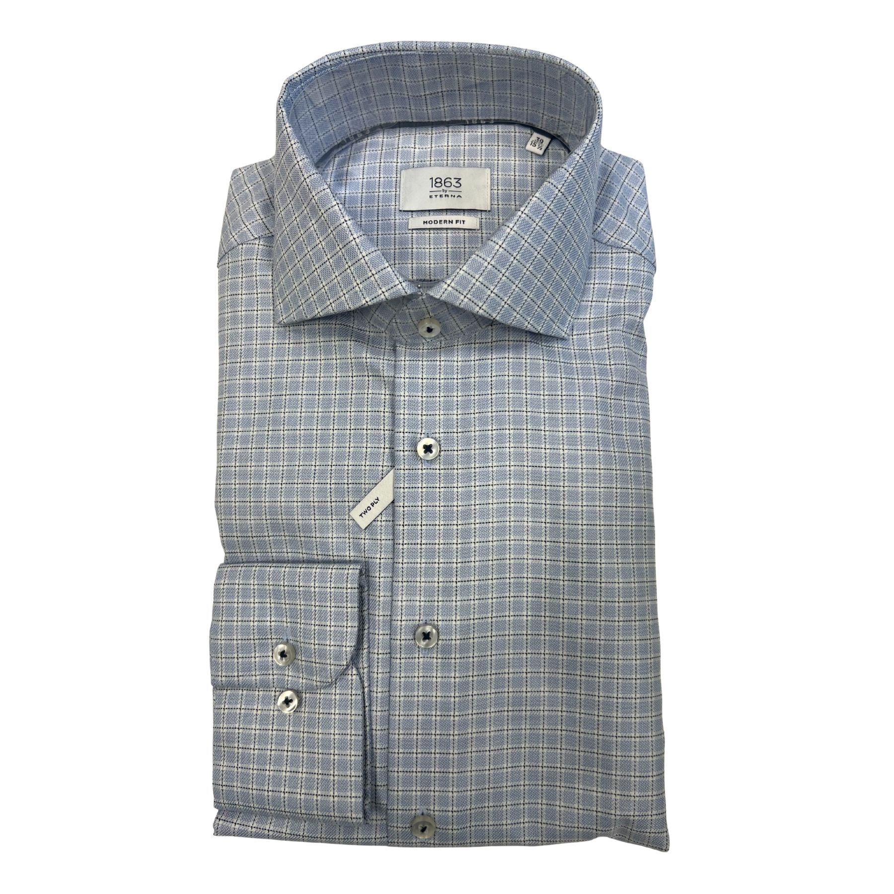 Eterna Modern Fit Skjorte 1863 Premium 1337 X682 12-40/m