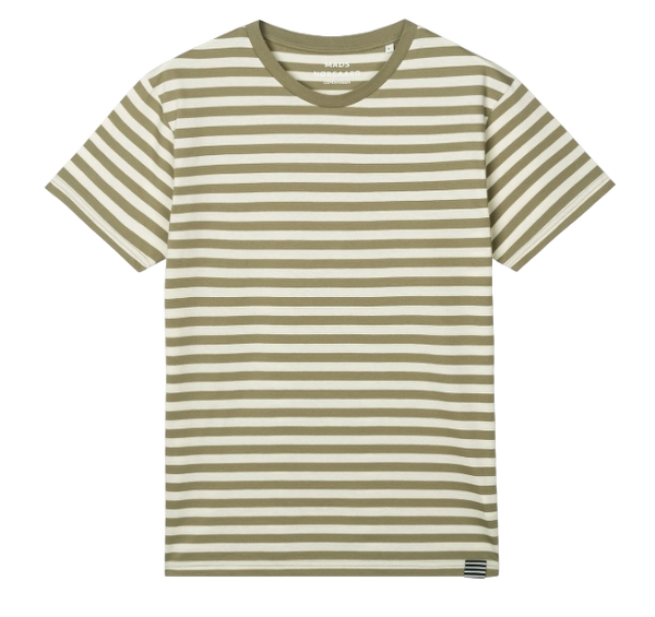 Mads Nørgaard T-shirt Midi Vanilla Ice / Overland Teak