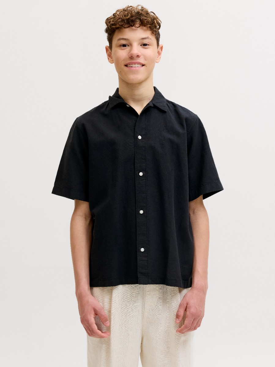 Jack & Jones Junior Kortærmet Skjorte 12288659-black