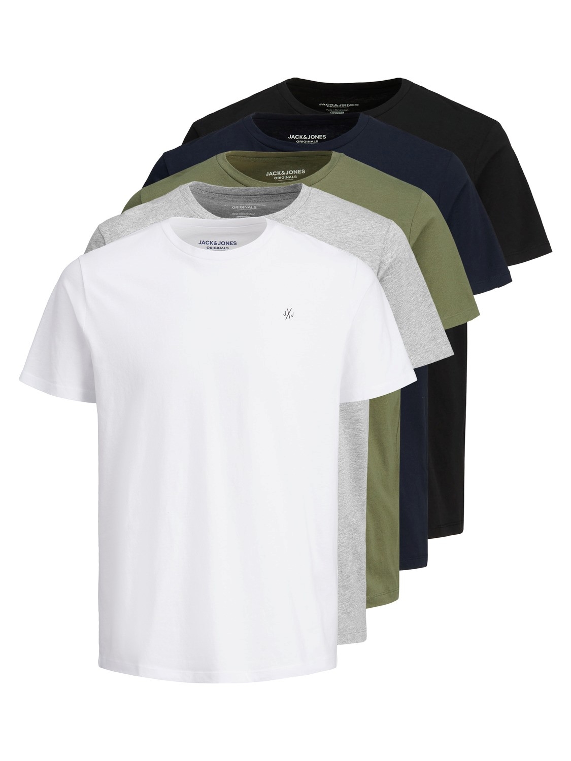 Jack & Jones 5-pack T-shirt