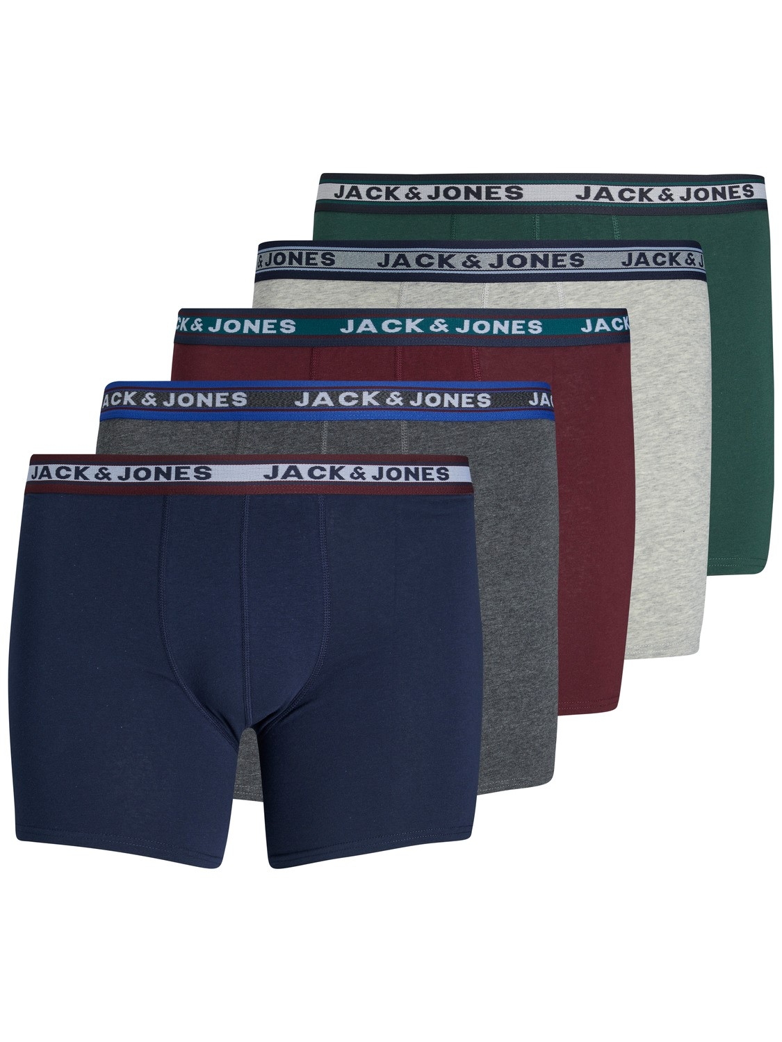 Jack & Jones Plus Size 5-pack Trunks