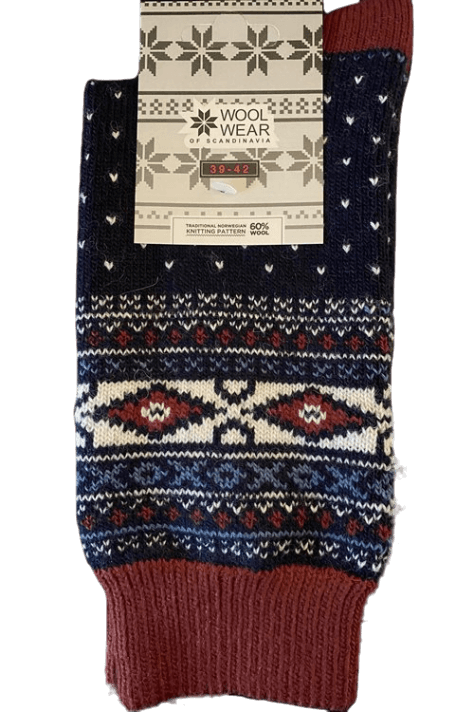 Wool Of Scandinavia Uldsokker M/ Snefnug