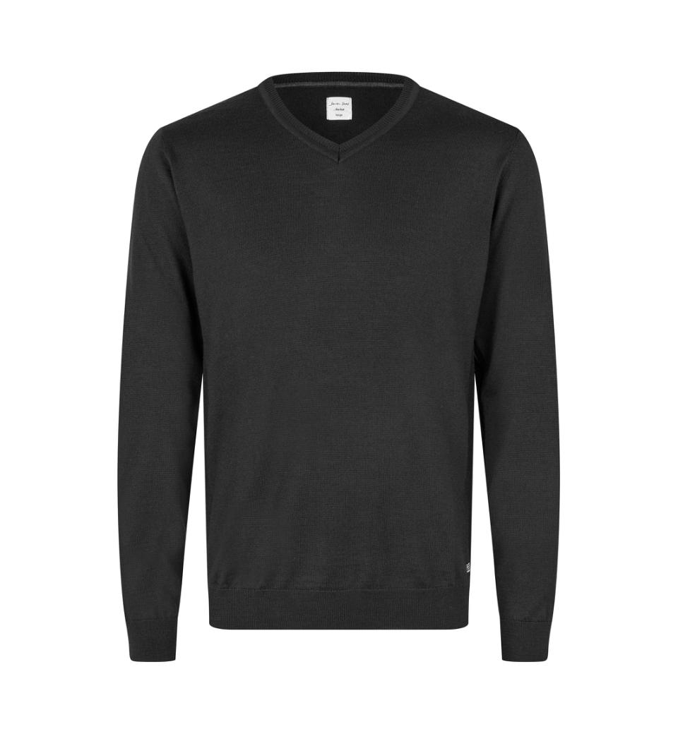 Seven Seas V-hals Strik S670 Black-small