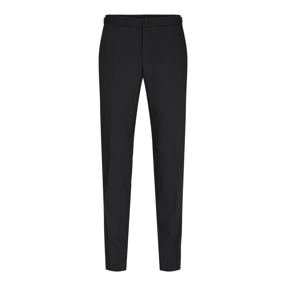 Sunwill Smoking Bukser 12504 2722 100 Black_24 Kort