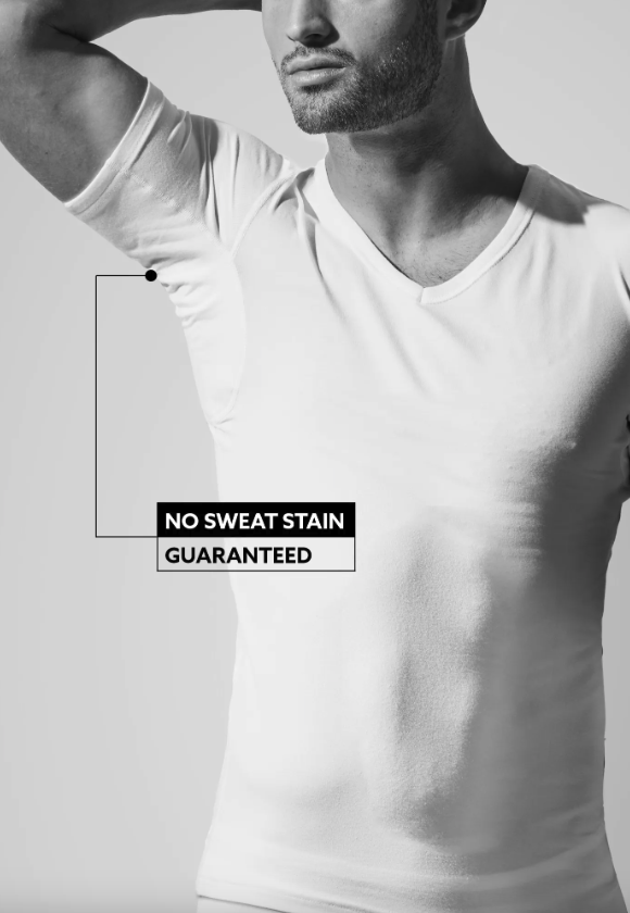 Jbs Undertrøje Med V-hals Bambus Sweat Proof Black