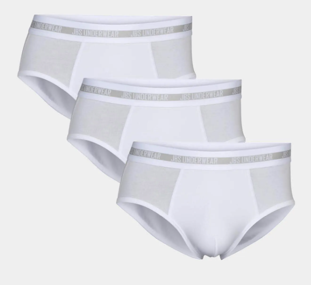 Jbs 3-pack Bambus Trusse Hvid