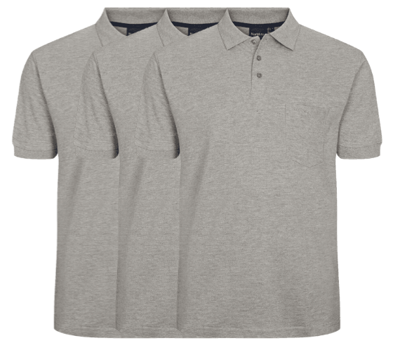 North 56°4 3-pack Polo 99011 0050-8x-large