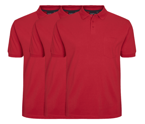 North 56°4 3-pack Polo 99011 0300-x-large