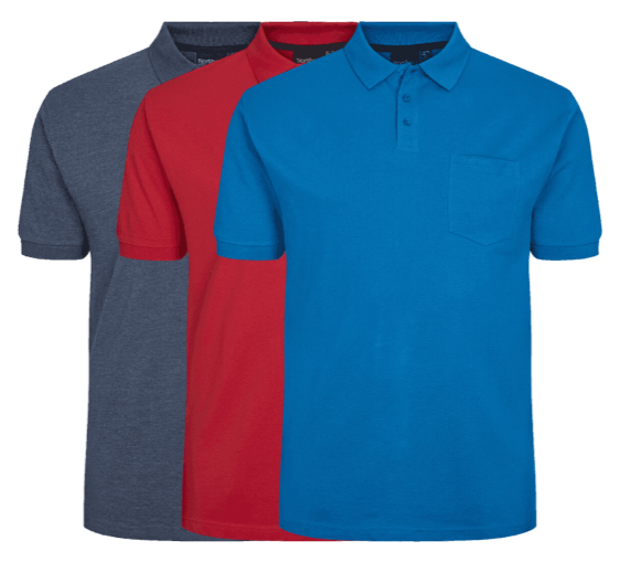 North 56°4 3-pack Polo 99011 Mix-6x-large